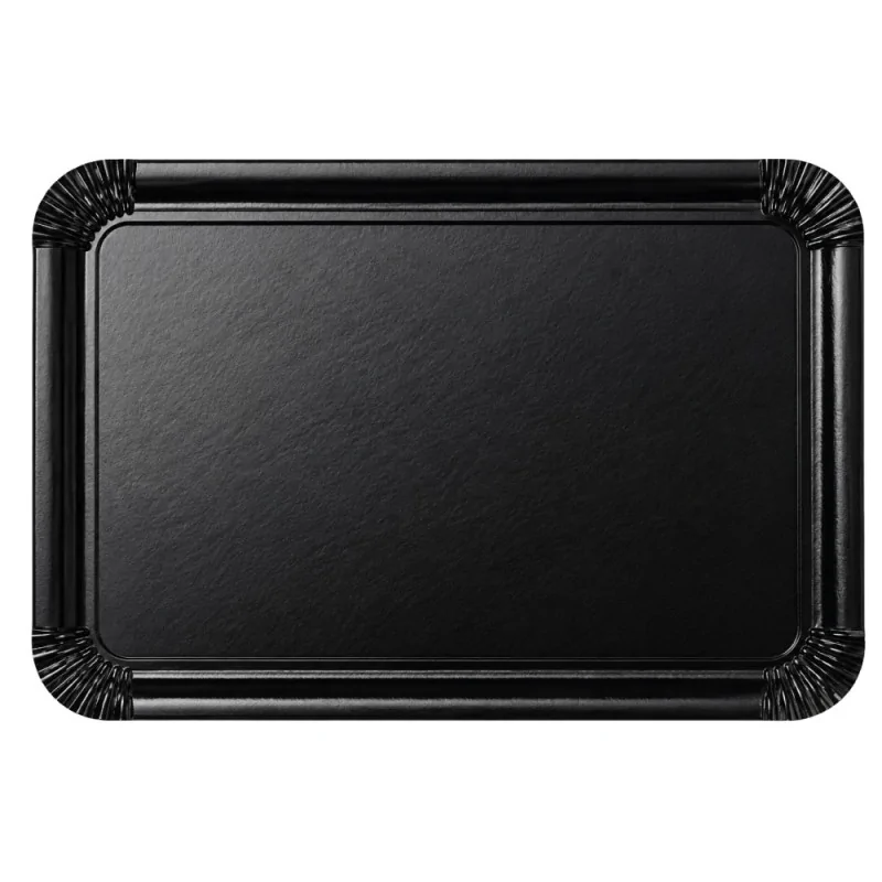 Lot de 5 plateaux traiteur noir 28 x19 cm ou 42 x 28 cm