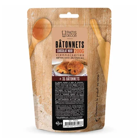 Bâtons de chocolat noir -...