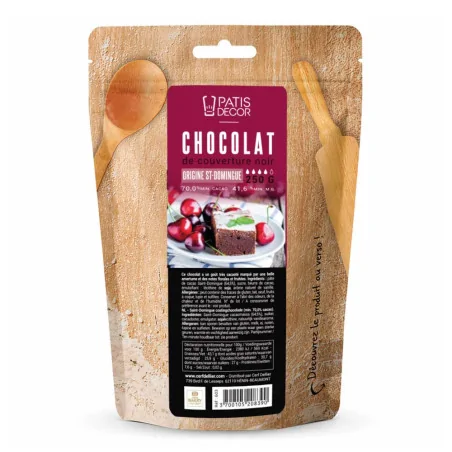 Chocolat de couverture noir...
