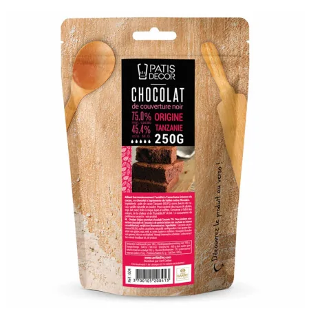 Chocolat de couverture noir...