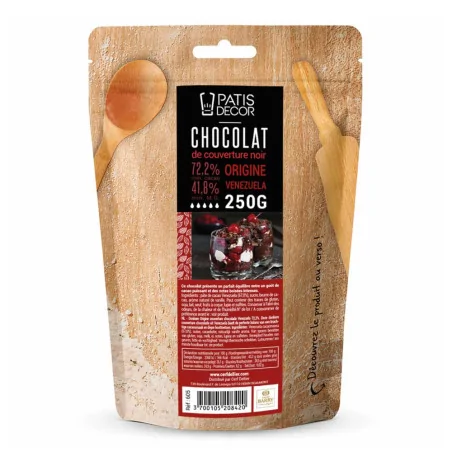 Chocolat de couverture noir...