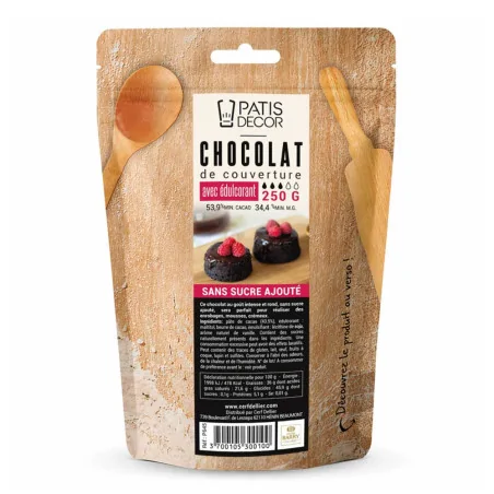 Chocolat de couverture noir...