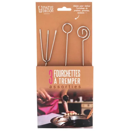 3 fourchettes à tremper