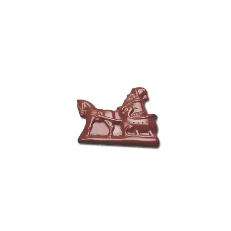 Moule chocolat Père Noël traineau