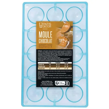 Moule chocolat demi-sphères...