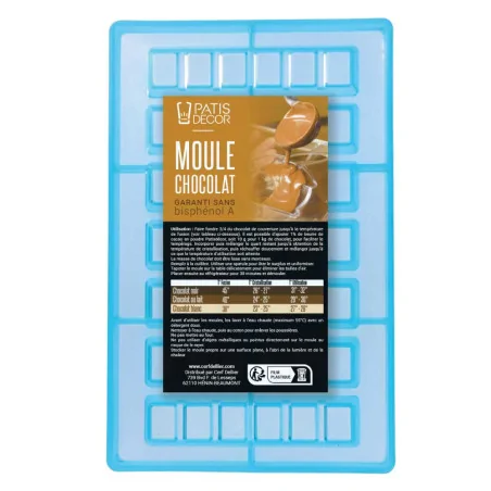 Moule chocolat Barres 13 cm