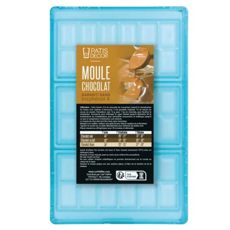 Moule chocolat 3 Tablettes...