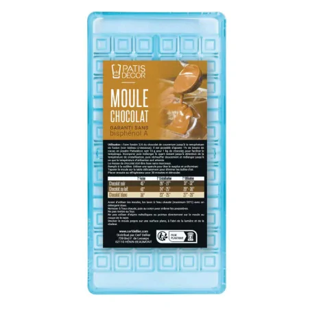 Moule chocolat 6 tablettes...