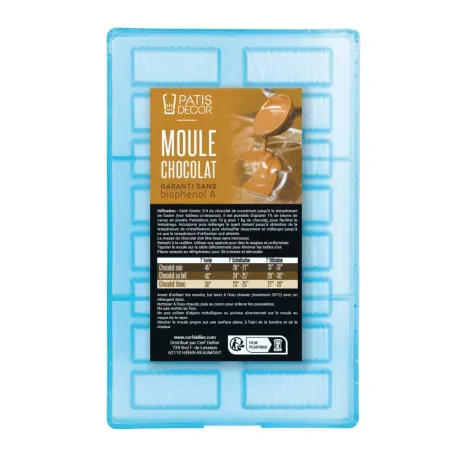 Moule chocolat 16 Barrettes