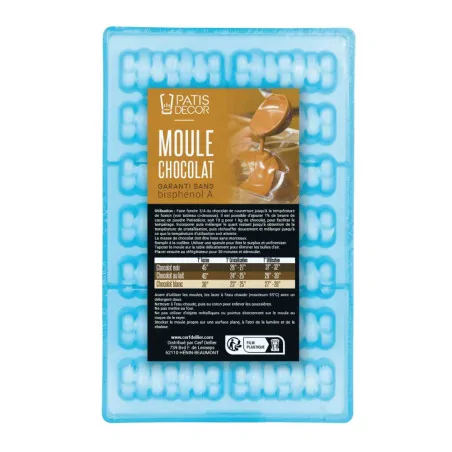 Moule chocolat 14 Barrettes