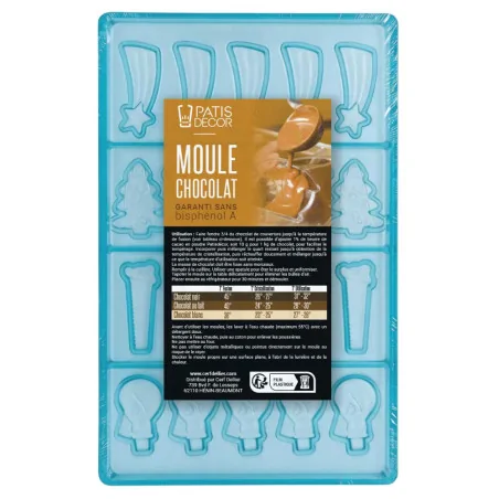 Moule chocolat 20 décors de...