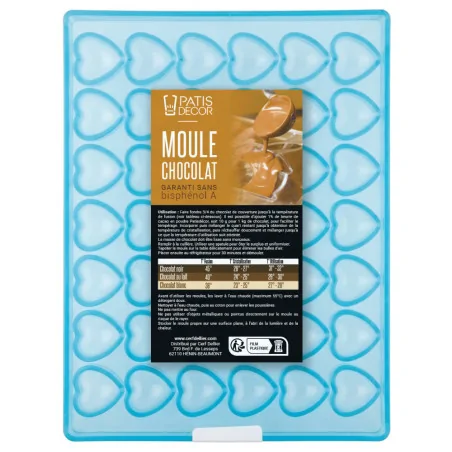 Moule chocolat 35 cœurs