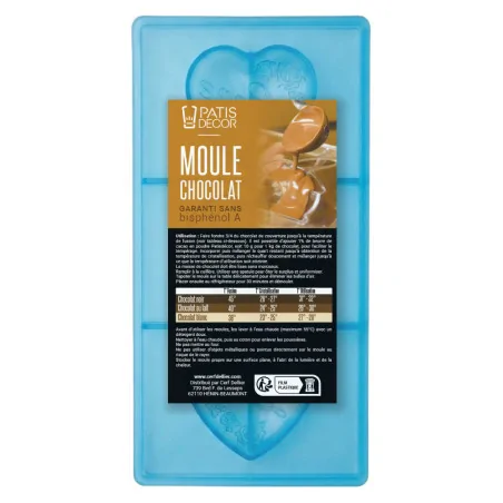 Moule chocolat coeurs Love