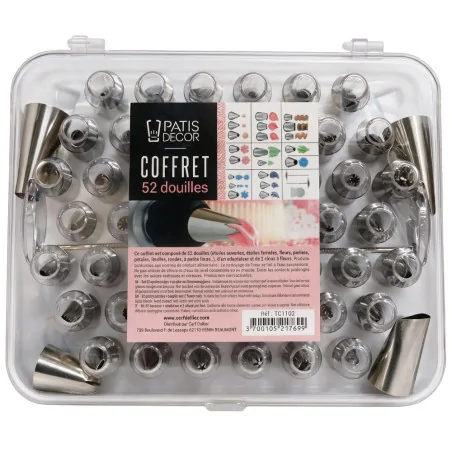 Coffret 52 douilles décors...
