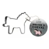Emporte-pièce "Cheval" en acier inoxydable