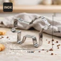 Dimensions de l'emporte-pièce "Cheval" en acier inoxydable