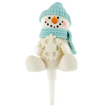 Bonhomme de neige assis