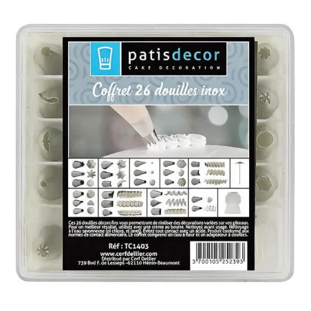 Coffret 26 douilles décors...