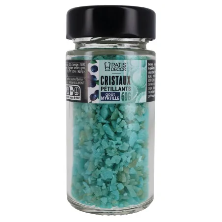 Cristaux pétillants sucrés...