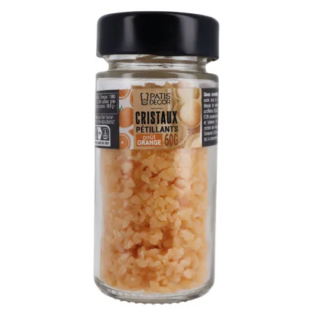 Cristaux pétillants sucrés...