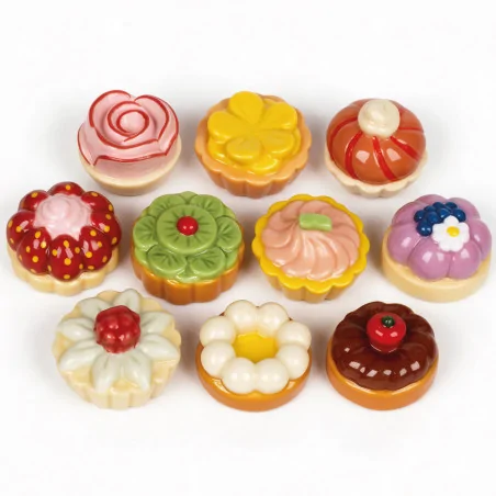 Fèves thème "tartes" pour...