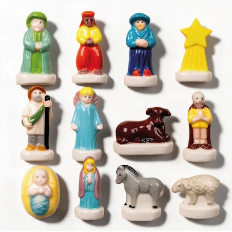 Fèves thème "santons...