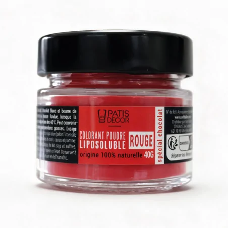 Colorant naturel rouge...