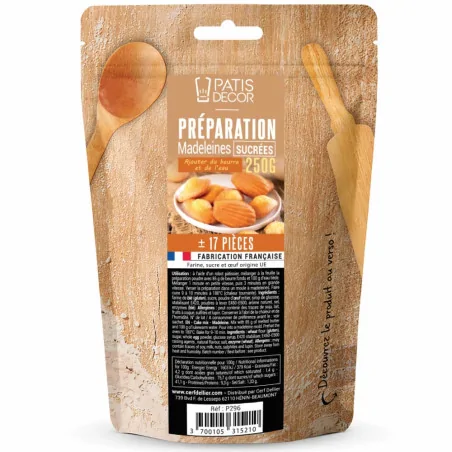 Préparation pour madeleines...