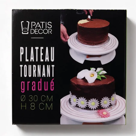 Plateau tournant gradué 30 cm