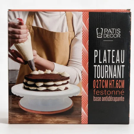 Plateau tournant pour gâteau