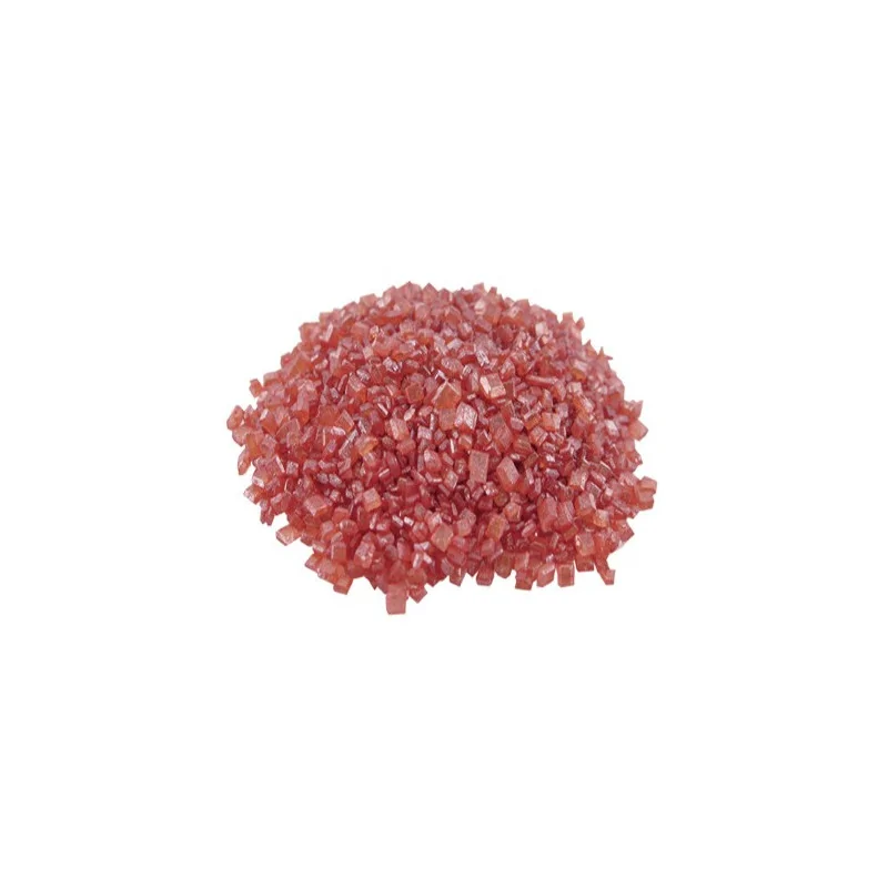 Paillettes de sucre nacrées rouge Patisdécor 