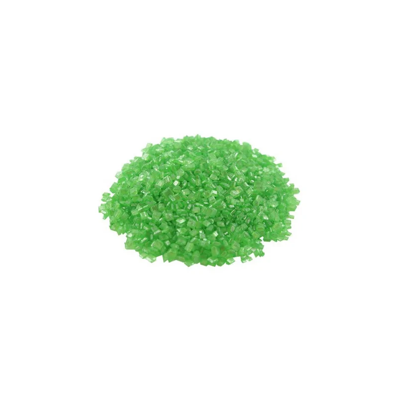 Paillettes de sucre nacrées vert Patisdécor 