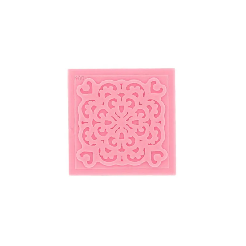 Tapis dentelle carré fantaisie Technicake