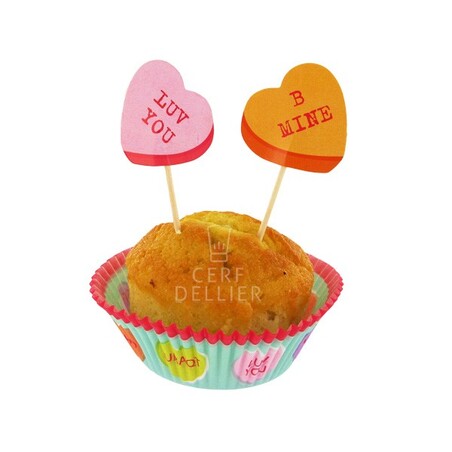 Caissettes à muffins et cupcakes ou Tulipcup assorties - Flo