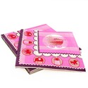 20 Serviettes en papier baptème rose Gatodéco 20 Serviettes en papier baptème rose Gatodéco