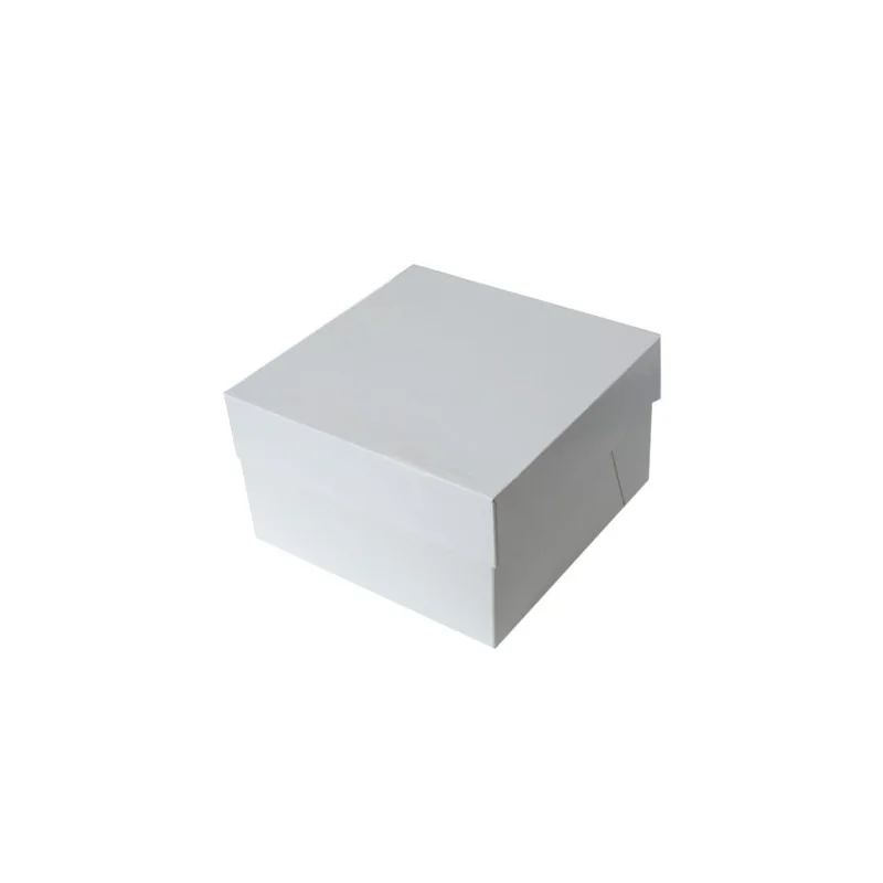 Boîte gâteau blanche hauteur 15 cm PME