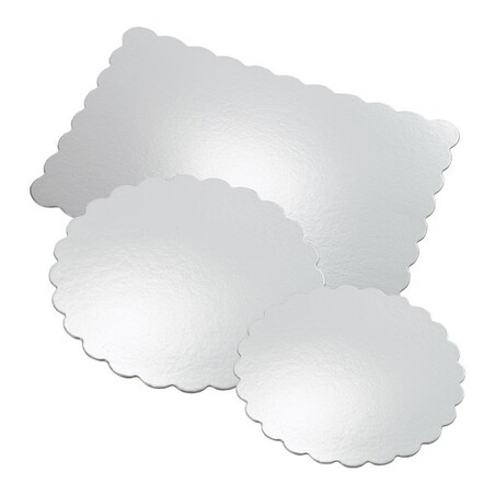 Plateaux argent festonnés Wilton