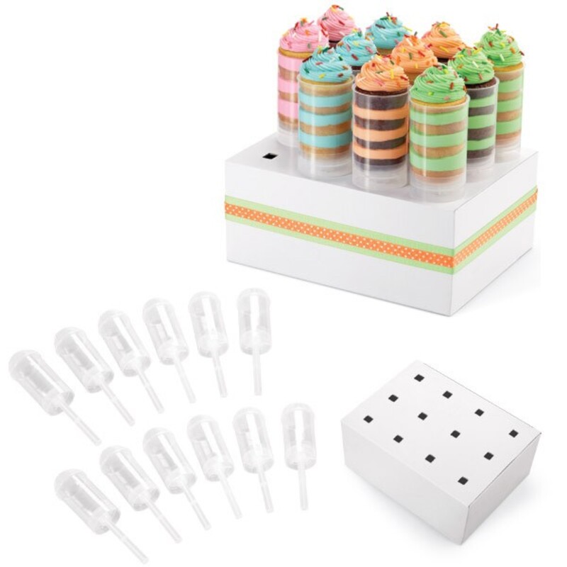 Kit 12 push up cake pops + présentoir Wilton | Cerf Dellier