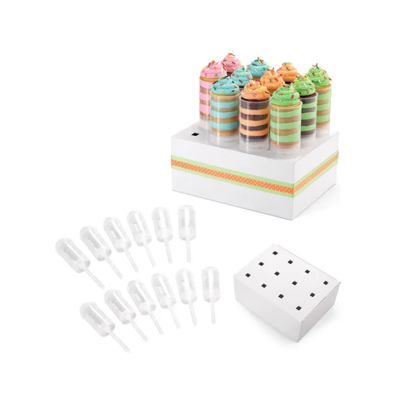 Kit 12 push up cake pops + présentoir Wilton
