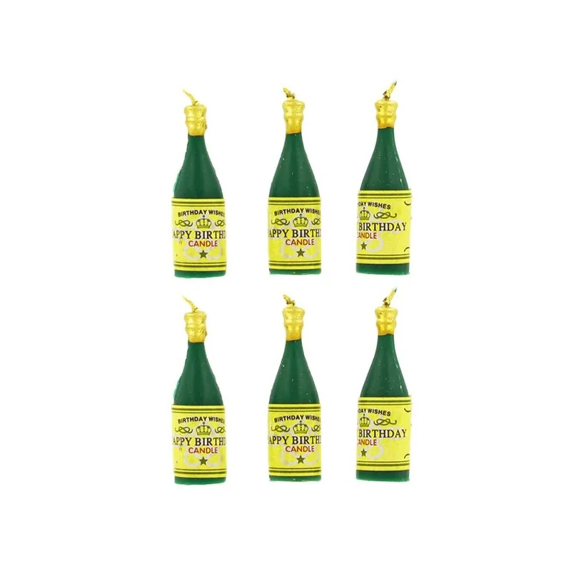 Bougies champagne Gatodéco (x 6)