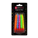 Bougies colorées étoiles Gatodéco (x 10) Bougies colorées étoiles Gatodéco (x 10)