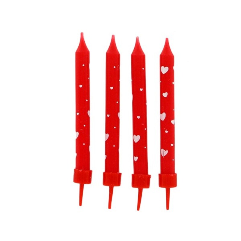 Bougie anniversaire chiffre 1 Rouge Patisdecor