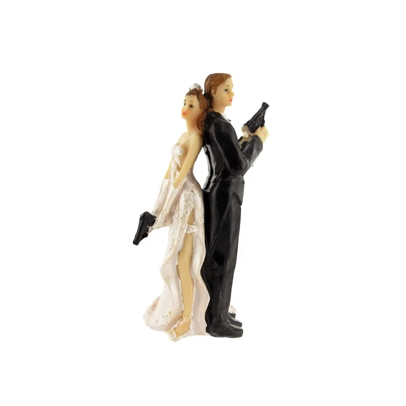 Couple de mariés Agents Secrets