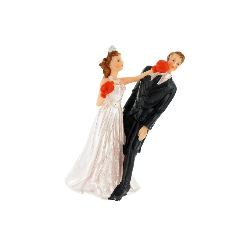 Couple de mariés Boxe Gatodéco
