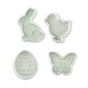 4 Emporte pièce éjecteurs Pâques assortis 4 Emporte pièce éjecteurs Pâques assortis