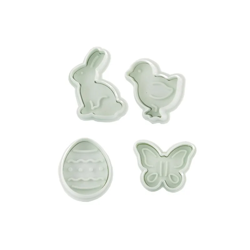 4 Emporte pièce éjecteurs Pâques assortis