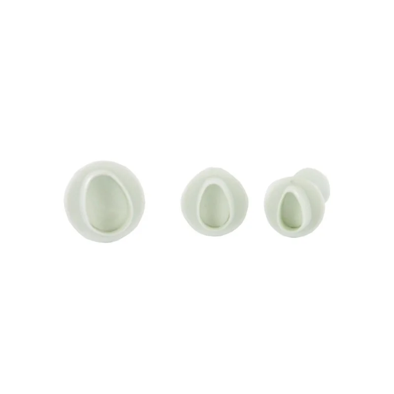 Découpoirs poussoirs mini œufs de Pâques assortis