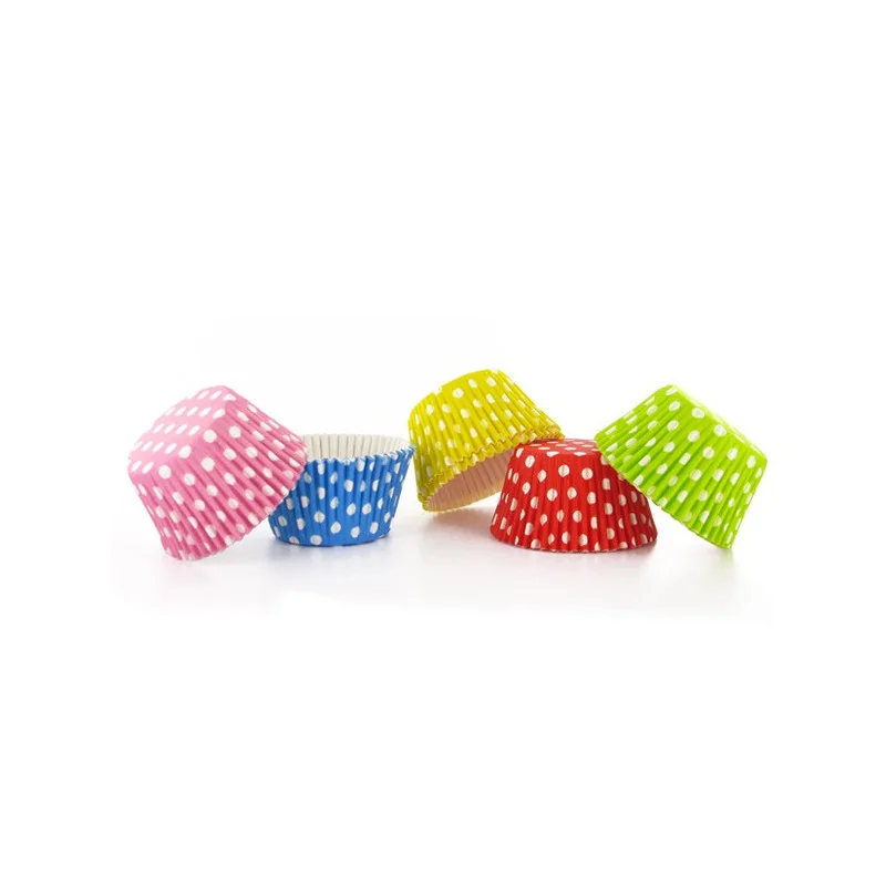 Moule muffins carton à pois Optima (x120) 
