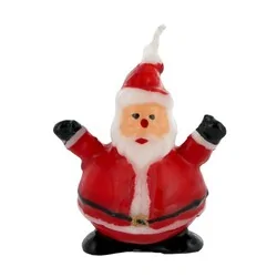 Bougie Décorative Père Noël Vintage – Pour Déco De Noël