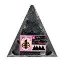 Pyramide à macarons noire Gatodéco